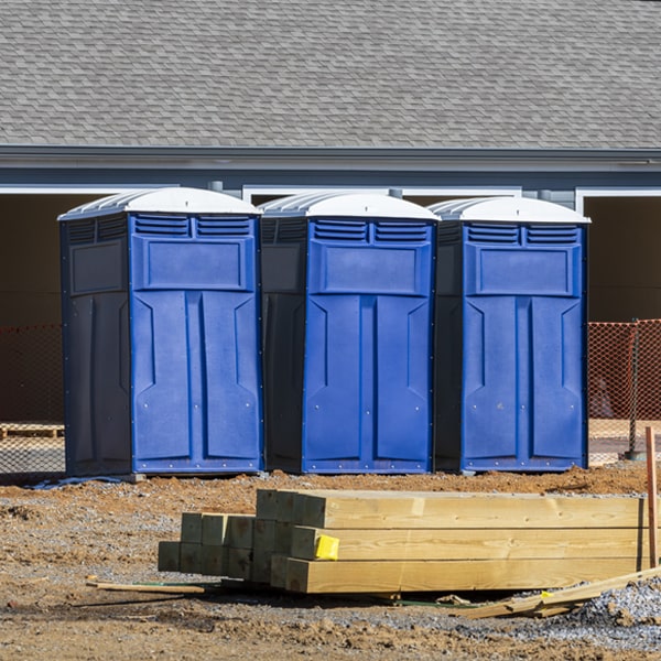 what is the maximum capacity for a single porta potty in Monterey Louisiana